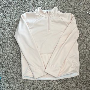 Athleta Girl Blush Pink Quarter Zip